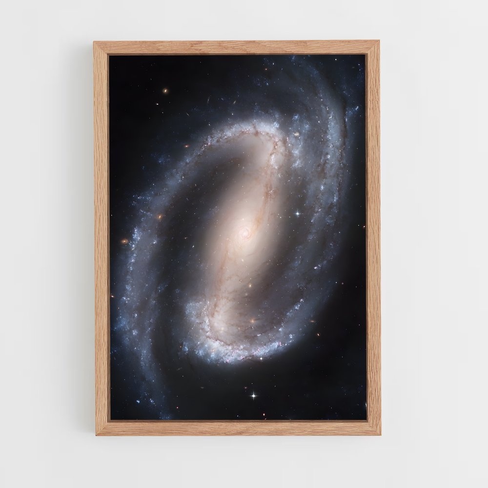 Poster Éblouissante galaxie spirale (vue 4)